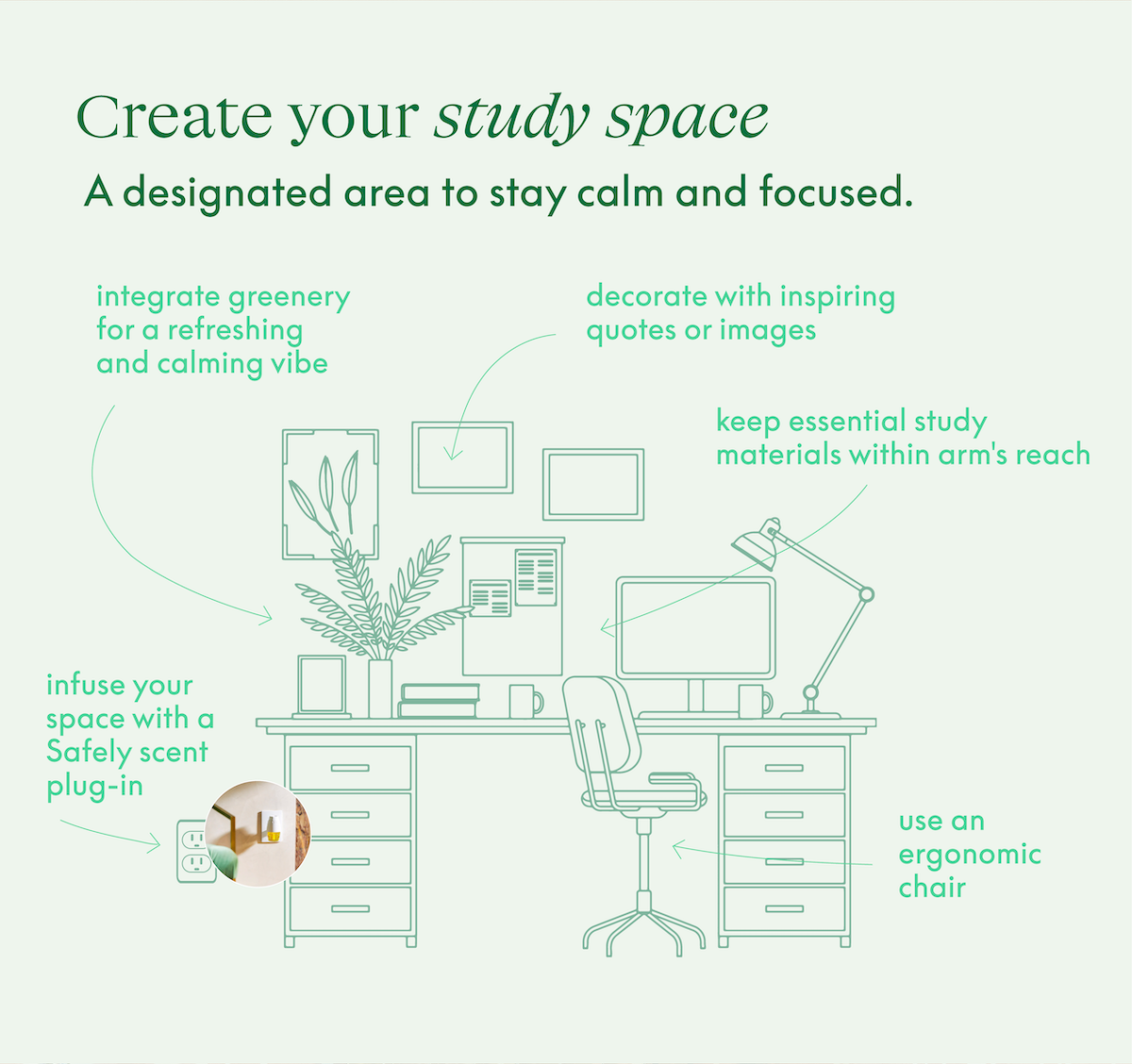 Create your study space