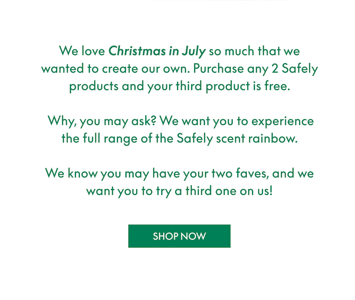 Christmas in july