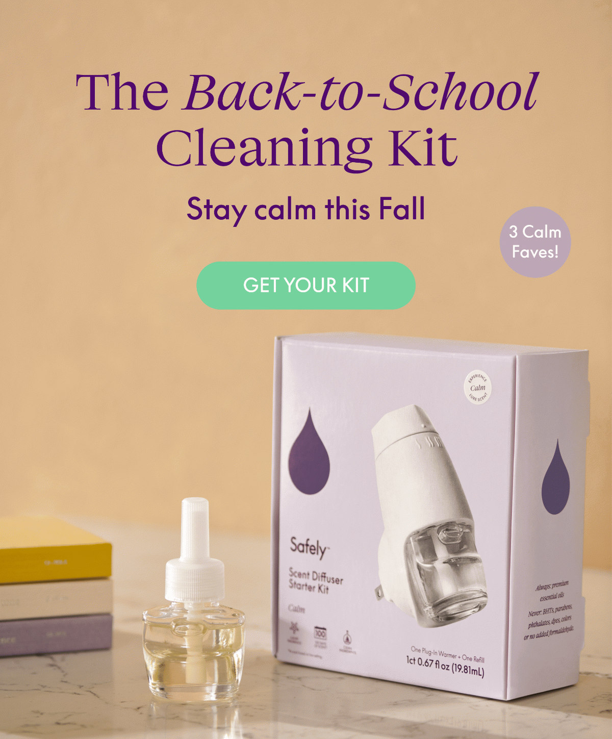Back to school cleaning kit
