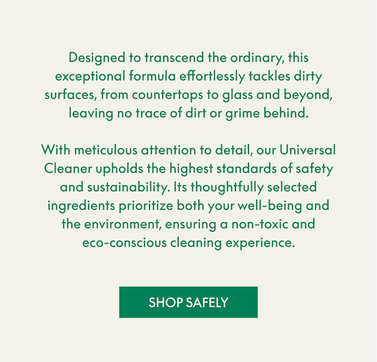 Shop universal cleaner