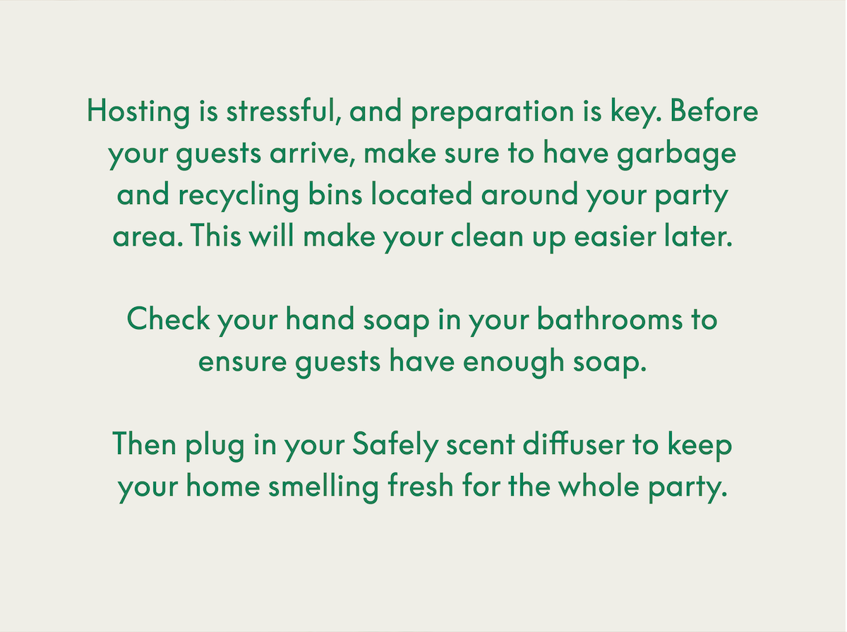 Hosting doesnt have to be stressful!