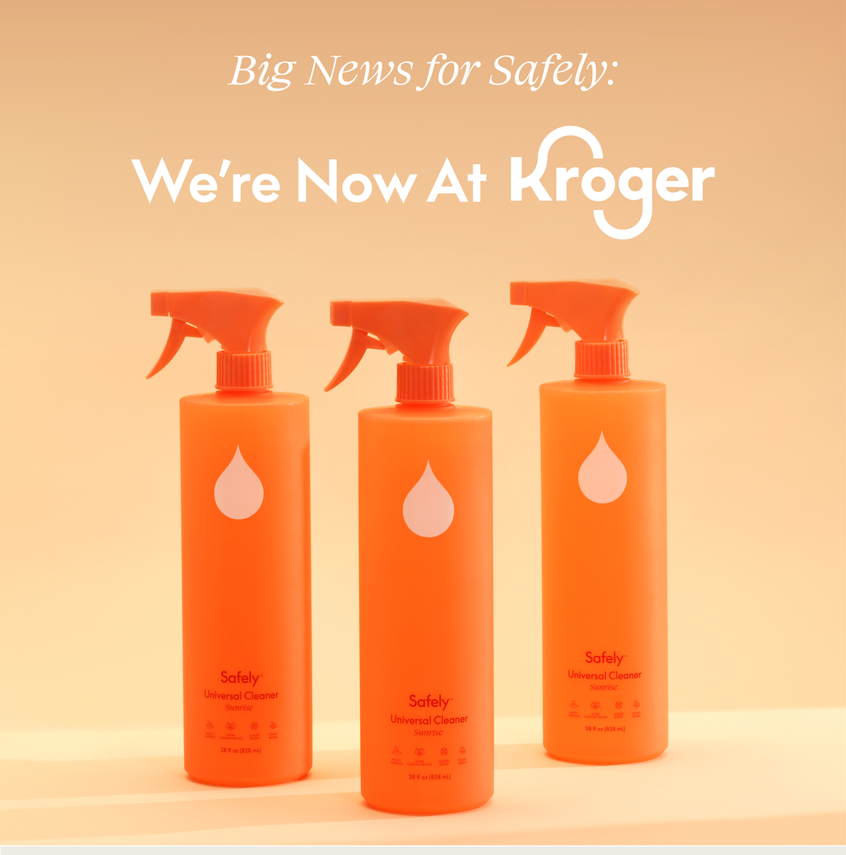 We're now at Kroger