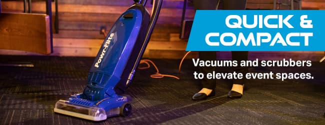 Powr-Flite Vacuums and scrubbers to elevate event spaces