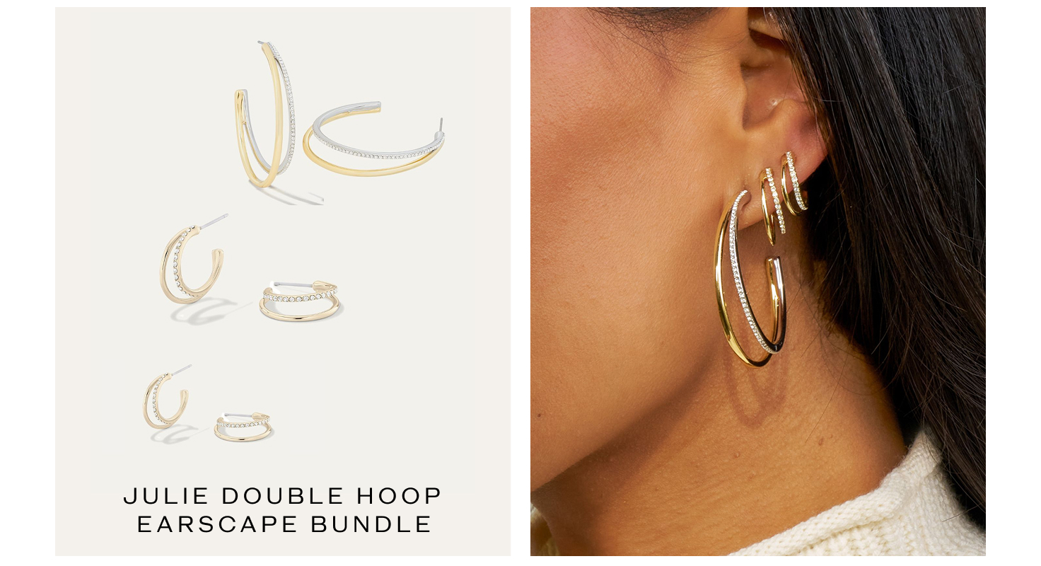 Julie Double Hoop Ear-Scape Bundle