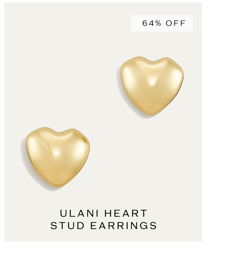 Ulani Heart Stud Earrings