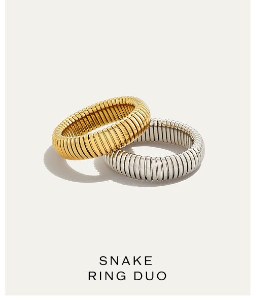 Snake Ring Duo