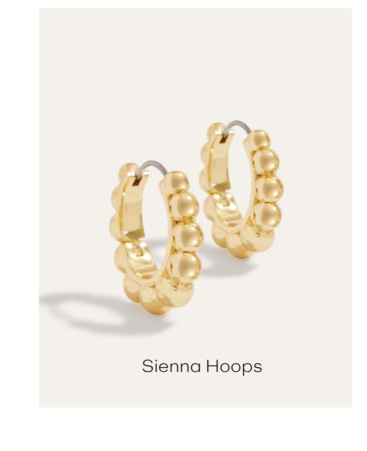 Sienna Hoop Earrings
