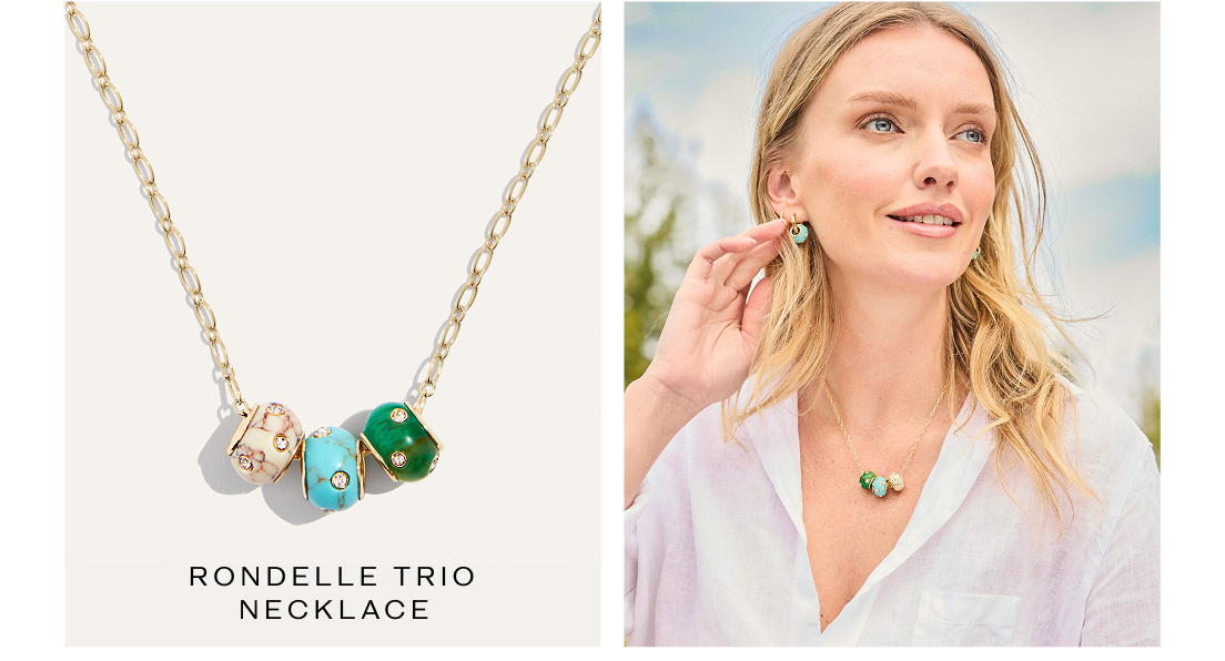 Rondelle Trio Adjustable Necklace