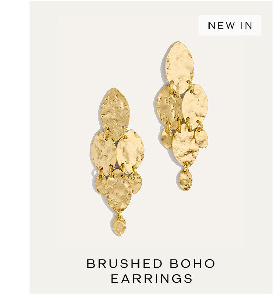 Brushed Boho Chandelier Earring