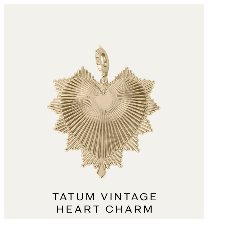 Tatum Vintage Heart Charm