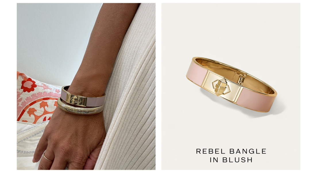Rebel Bangle in Blush