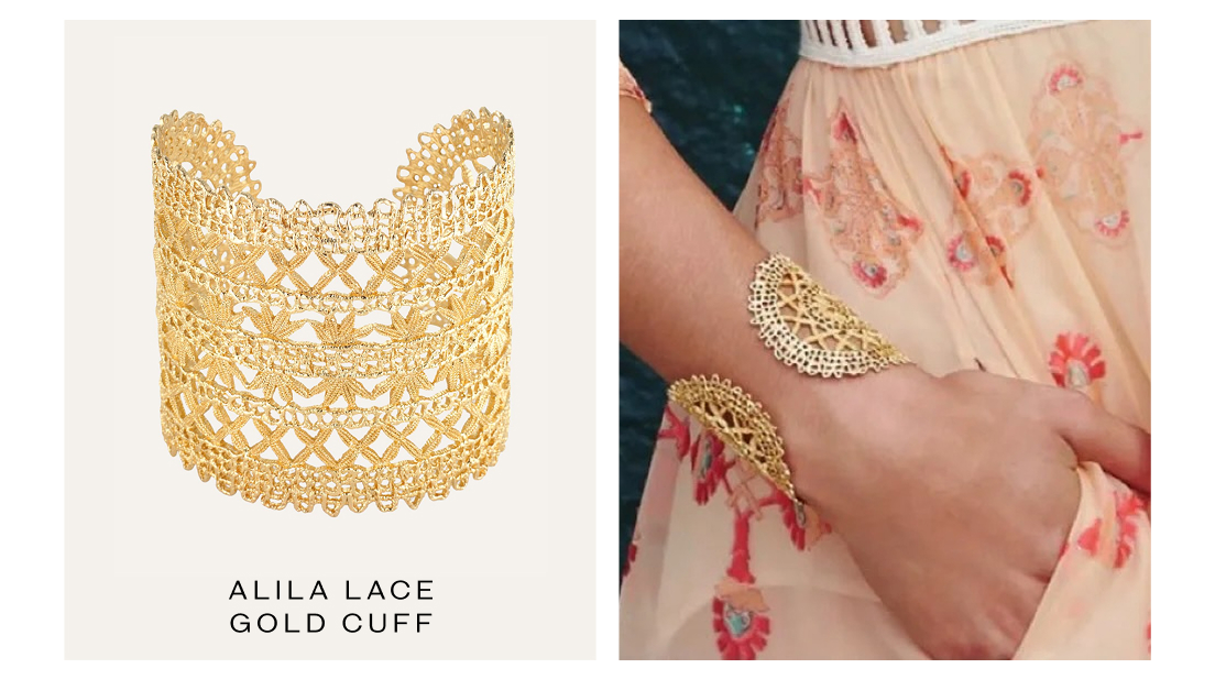 Alila Lace Gold Cuff