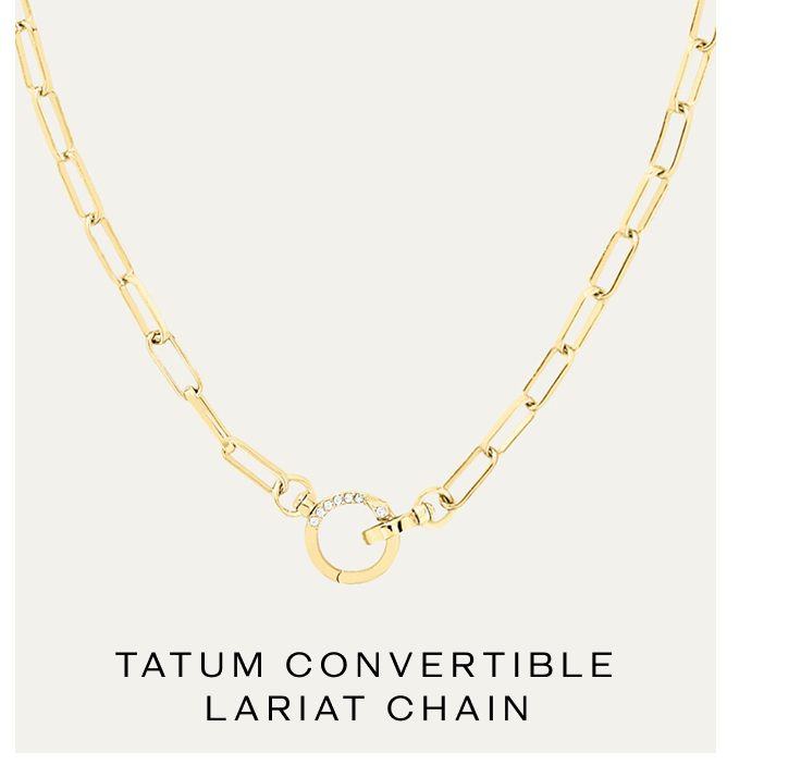 Tatum Convertible Lariat Chain Necklace