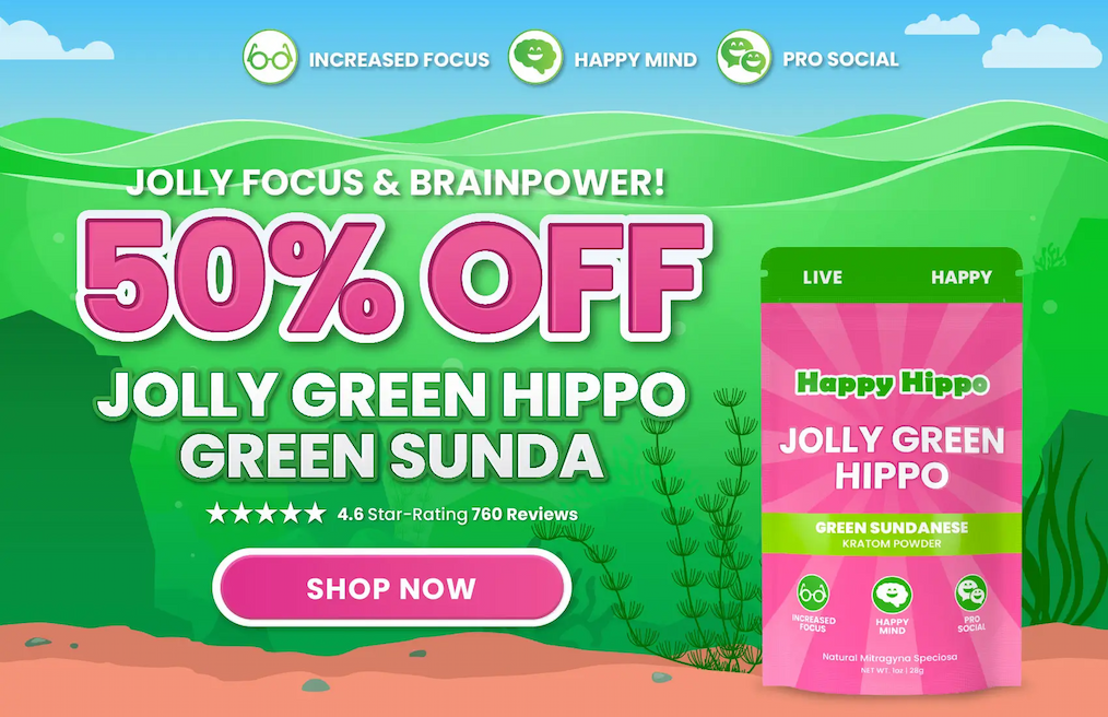 Jolly Green Hippo 50% OFF Sale