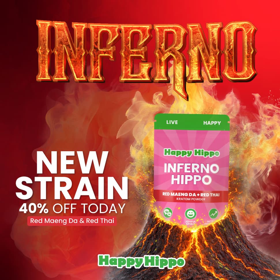 New Inferno Hippo - Red Kratom Blend