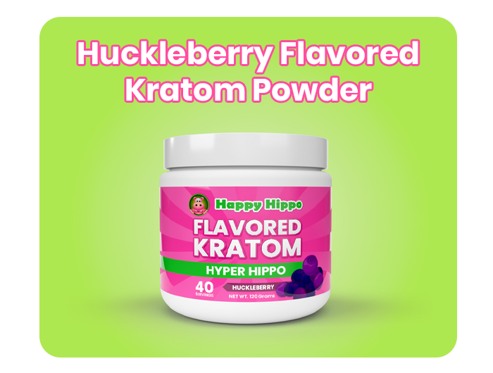 Huckleberry Flavored Kratom Powder