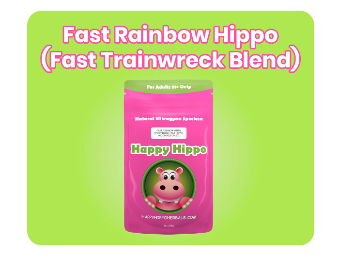 Fast Rainbow Hippo (Fast Trainwreck Blend)