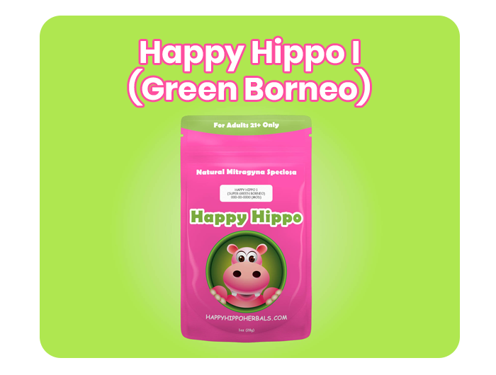 Happy Hippo I (Green Borneo)