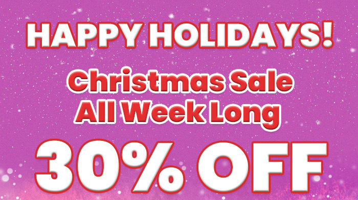 Happy Holidays! Christmas Sale All Week Long