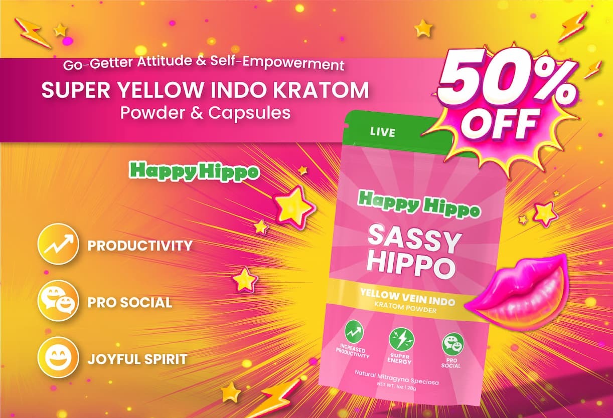Super Yellow Indo Kratom - 50% OFF Sale