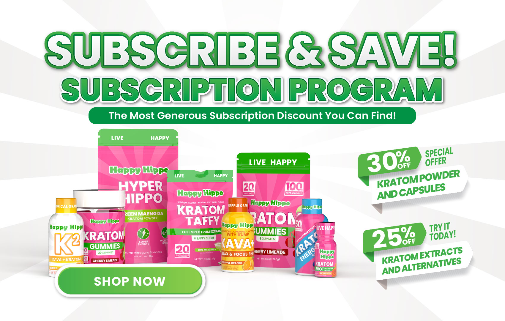 Subscribe and Save Program! 
