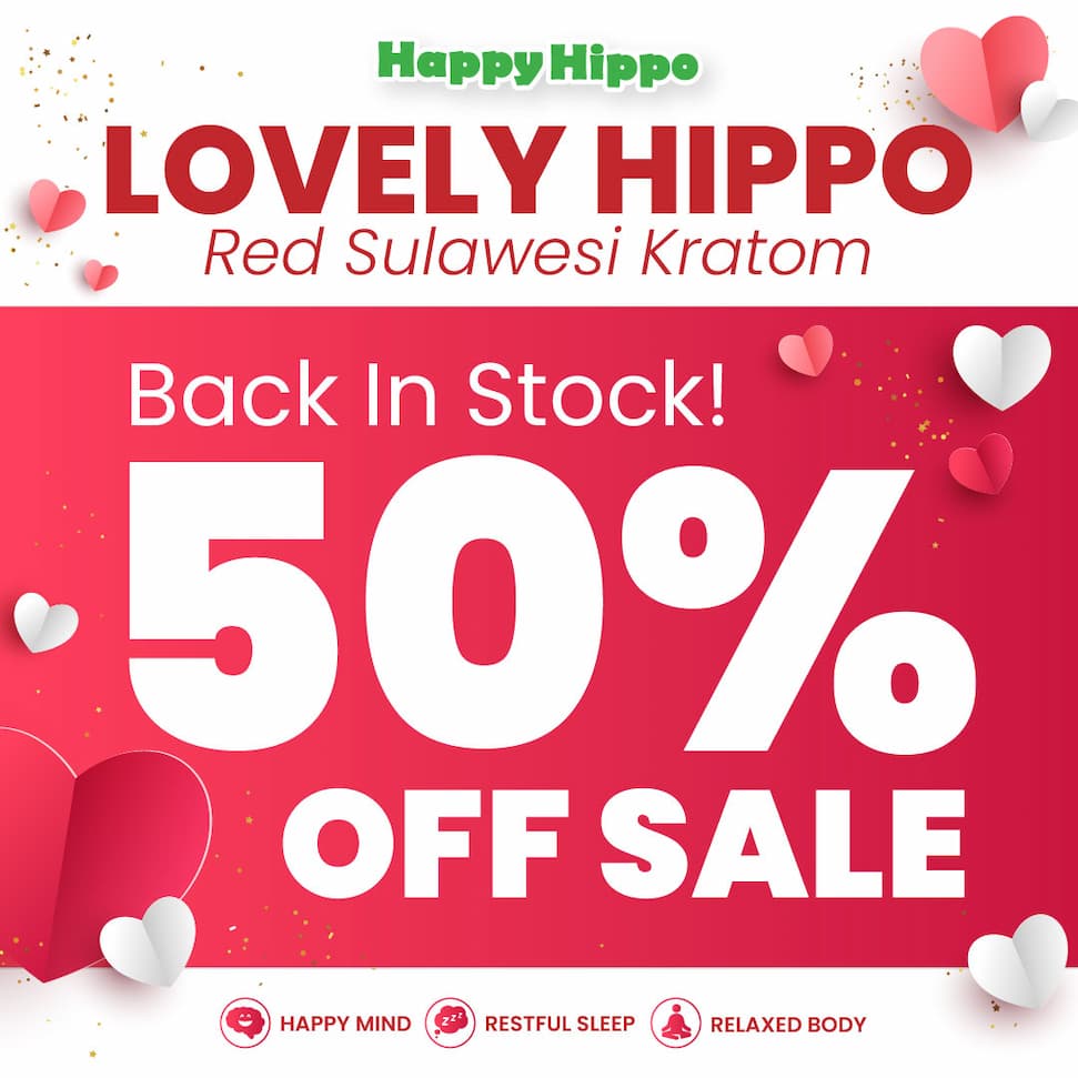 Lovely Hippo - Red Sula Kratom 40% OFF Sale