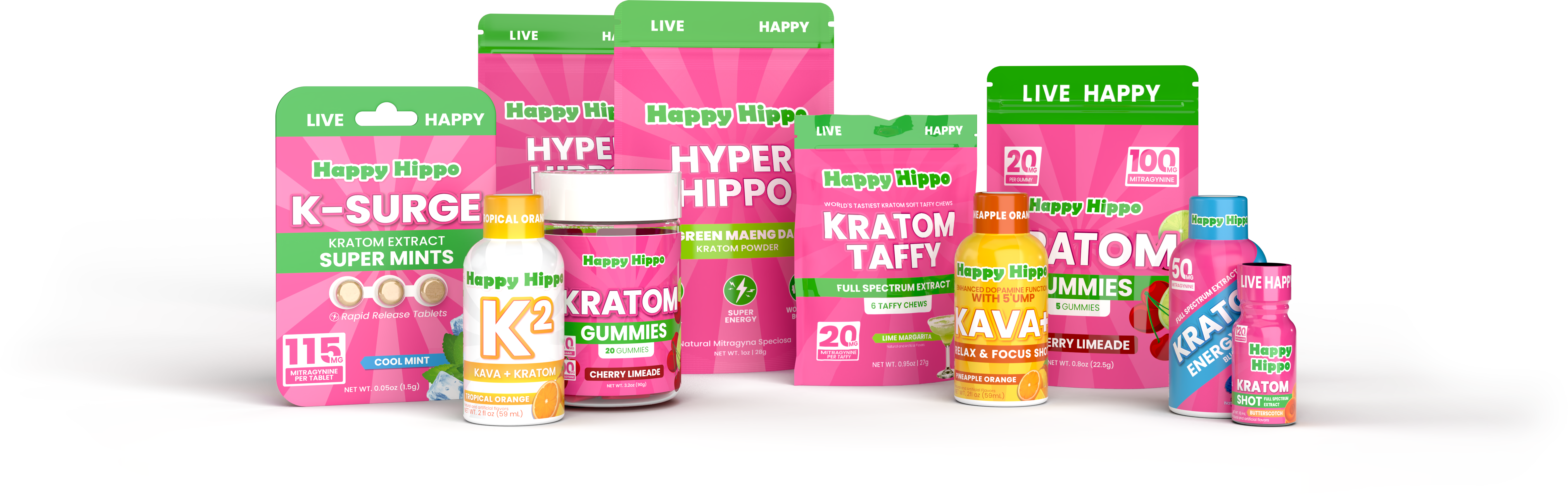 Happy Hippo Family Product Shot