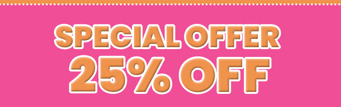 Special Offer – 25% OFF