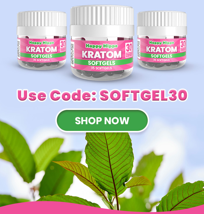 30% OFF Kratom Extract Softgels!