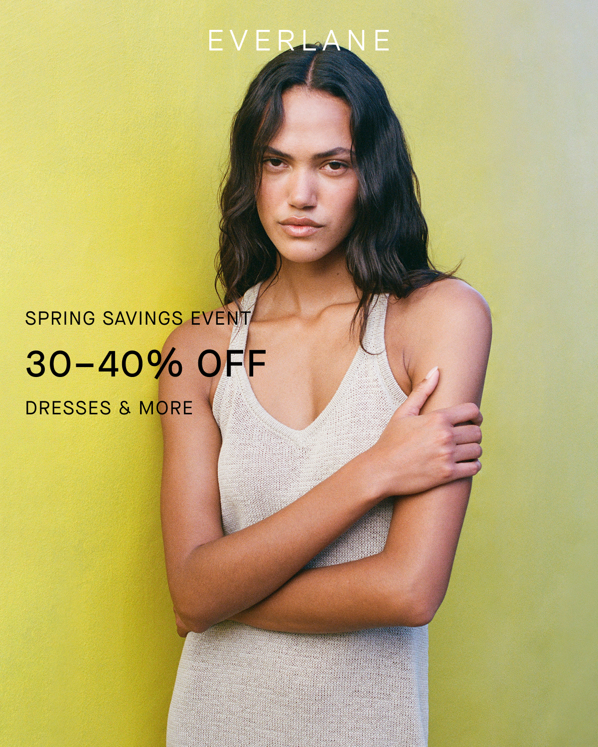 Everlane | Spring Savings Event | 30–40% Off | Dresses & More