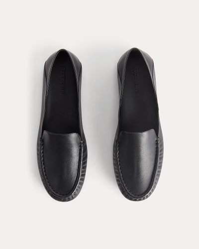 Image | Leather Day Driver Loafer | Black