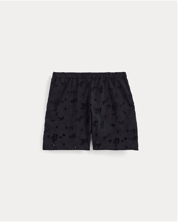 [Image] The Eyelet Pull-On Short | Black