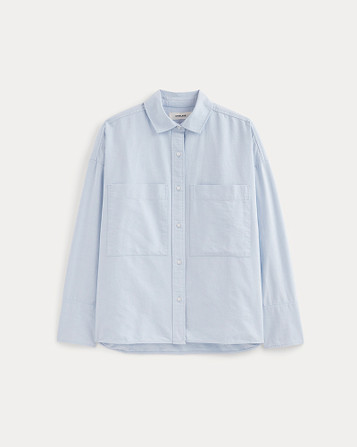 Image | The Boxy Oxford | Light Blue