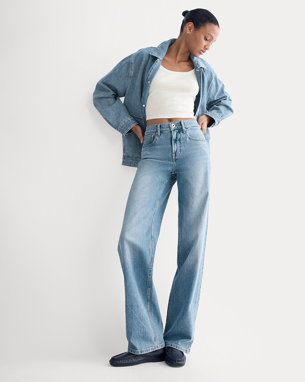 Image | The Column Jean | Vintage Light Indigo