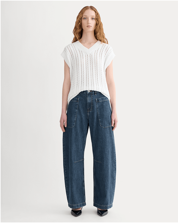 [Image]The Gardener Pull-On Jean | Mid Indigo