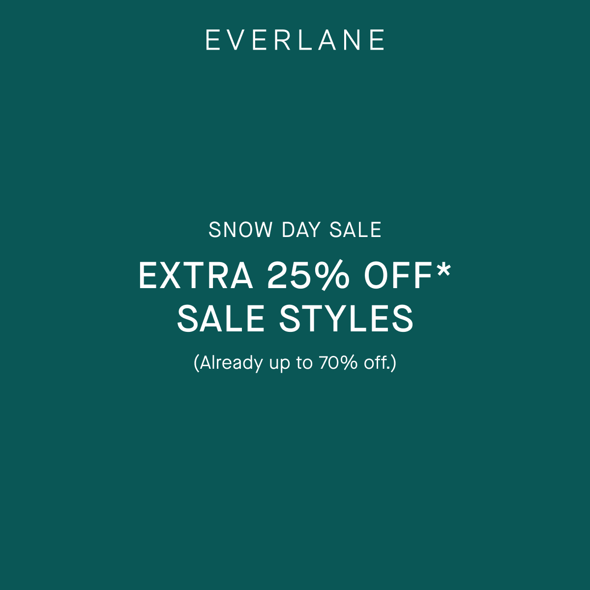 Winter Flash Sale | Extra 25% Off* Sale Styles |(Already Up to 70% Off.)