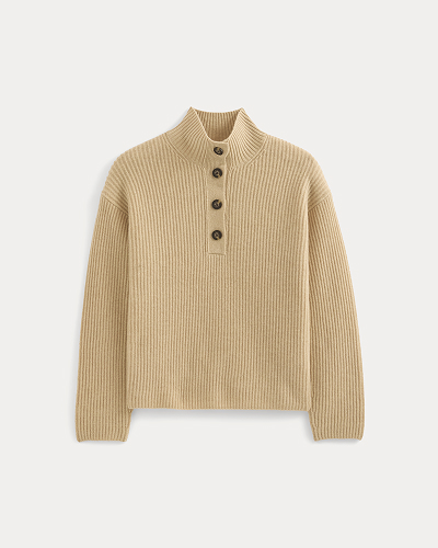 Image | The Cocoon Henley in Wool Cashmere