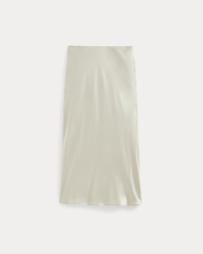 Image | Slip Skirt in Silk Charmeuse | Peyote