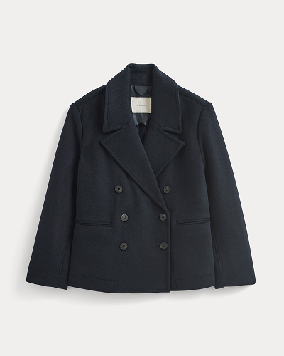 Image | ReWool Short Peacoat | Deep Navy