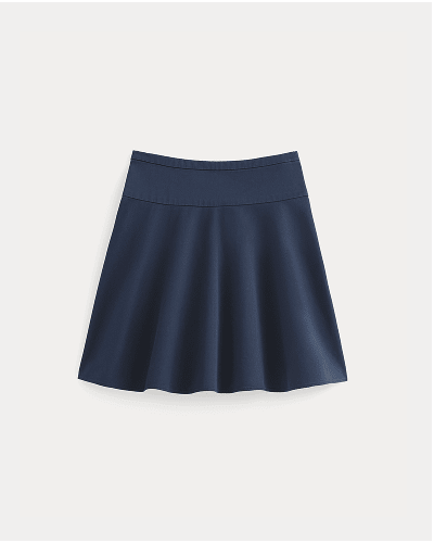 Image | The Circle Mini Skirt | Navy