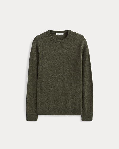Image | The Cashmere Crew | Heathered Army Green