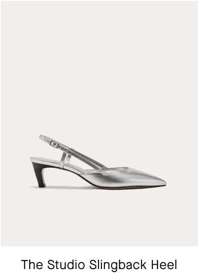 [Image]The Studio Slingback Heel | Silver