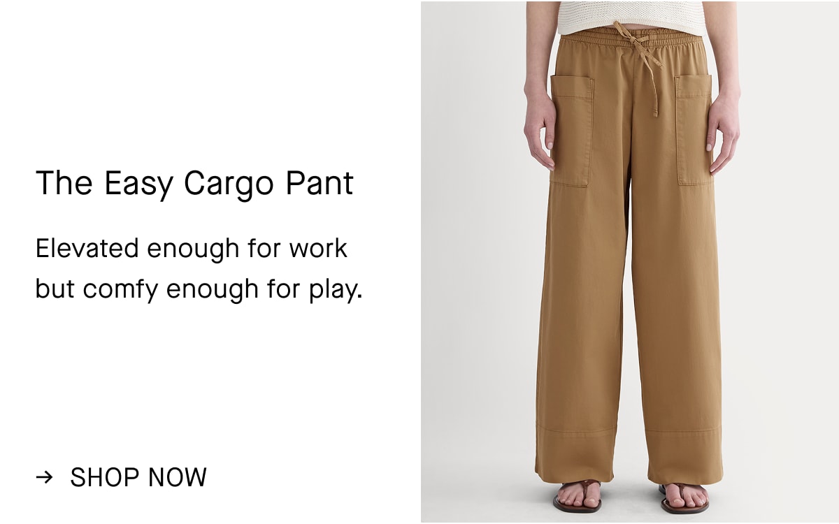 Image | The Easy Cargo Pant | Tiger's Eye | Elevated enough for work  but comfy enough for play. | Shop Now