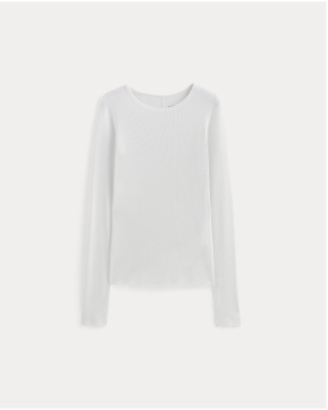 Image | Tissue Long-Sleeve Crew | Bone