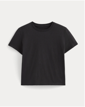 Image | Forever Jersey Cropped Tee | Black