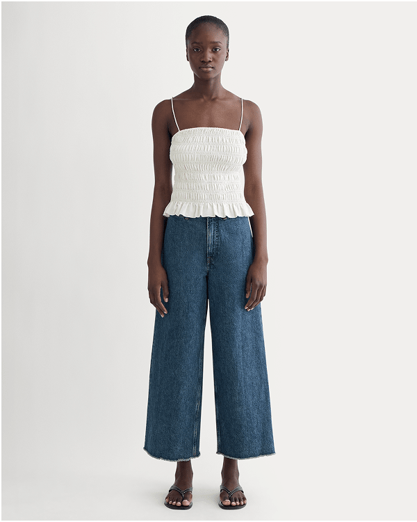[Image]The Mariner Cropped Jean | Mid Indigo