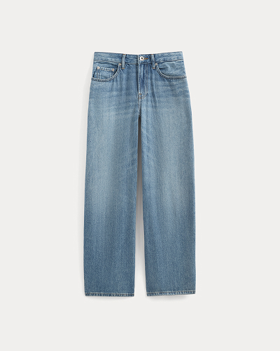 Image | Loose Curve Jean | Tungsten Bright