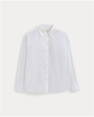 Image | Everyday Shirt in Silky Cotton  | White