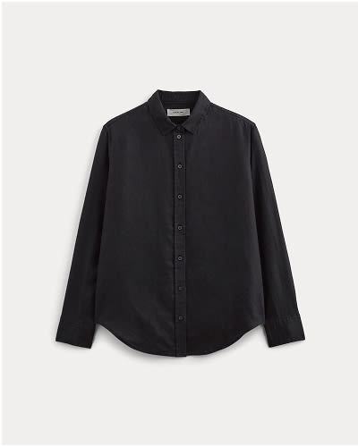 [Image]The Must-Have Shirt in Linen | Black