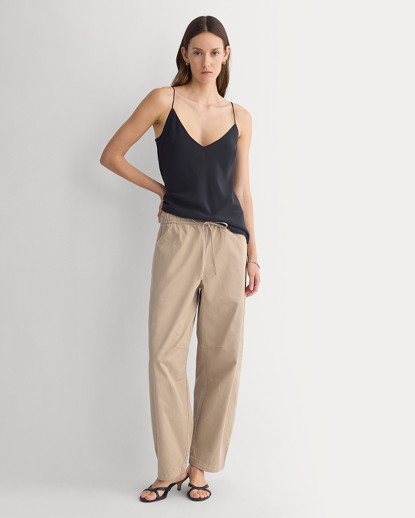 Image | Model | Pull-On Balloon Pant | Trench Coat Khaki